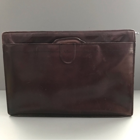 Hartmann Leather Vintage Mahogany Document Executive Briefcase 1940’s Lawyer - Picture 3 of 15